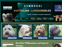 Tablet Screenshot of cymbrogi-labradoodles.de